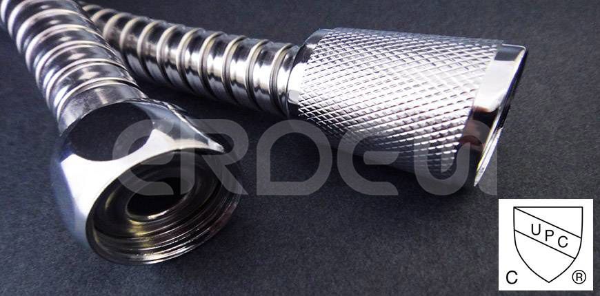 UPC CUPC Stainless Steel Double Lock Shower Hose